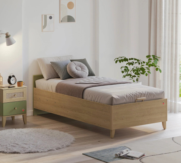 Cilek LOOF Bett mit Bettkasten ohne Kopfteil, 100x200 cm