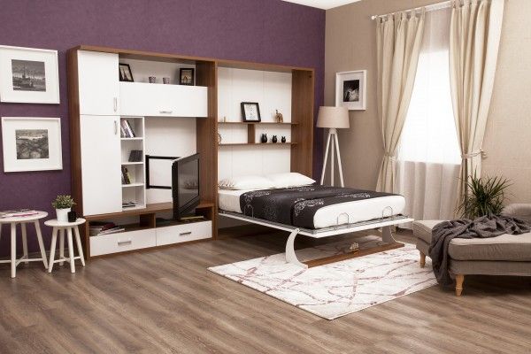 Multimo DOUBLE SALOON Wohnwand mit Schrankbett