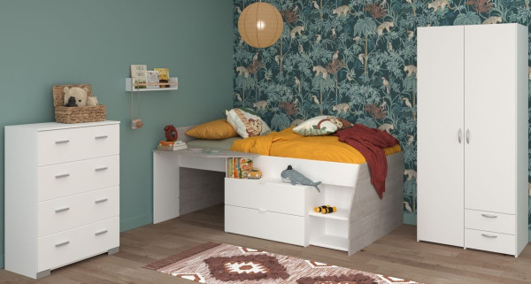 Parisot Kinderzimmer-Set Milky 12, 3-tlg.