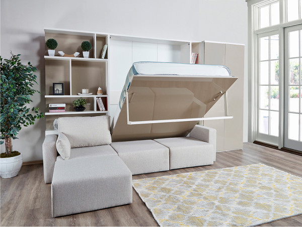 Multimo ROYAL Wohnwand mit Schrankbett und Sofa