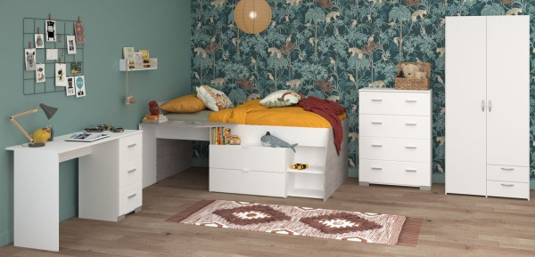 Parisot Kinderzimmer-Set Milky 11, 4-tlg.