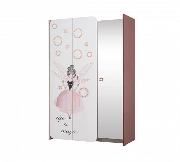Kupa MAGIC Kleiderschrank mit Spiegel, 3-trg.