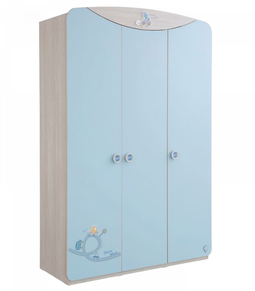 Cilek BABY BOY Kleiderschrank, 3-trg.