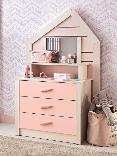 Kinderkommode PINK HOUSE