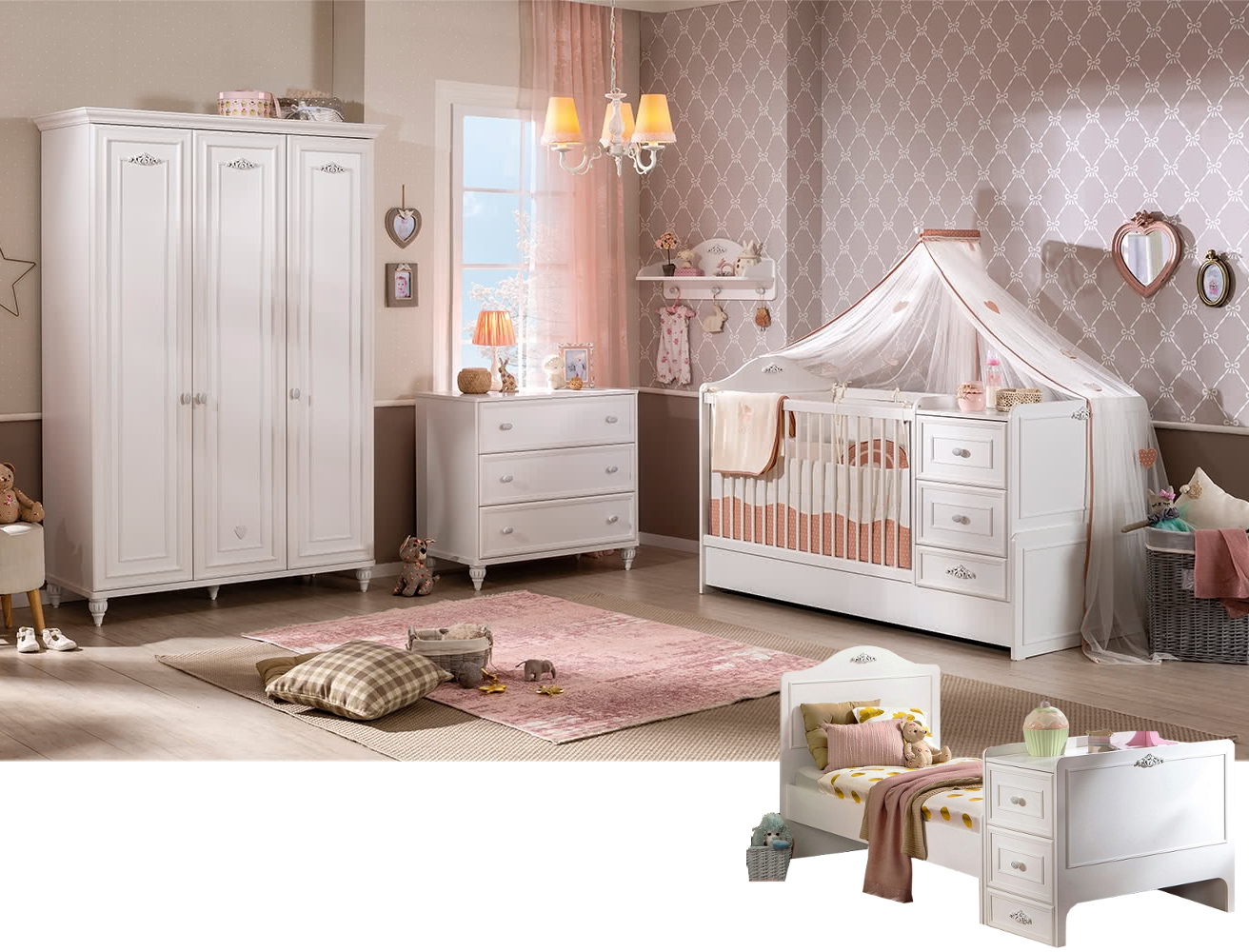 Cilek Romantica Babyzimmer 3 Tlg Mobel Zeit