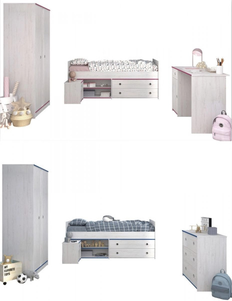 Parisot Kinderzimmer-Set Smoozy 26, 4-tlg.