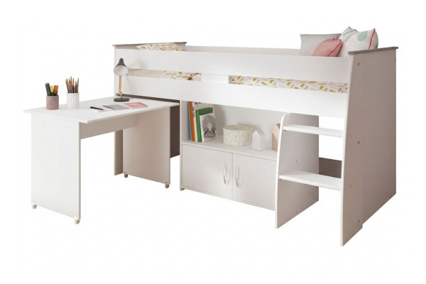 Parisot REVERSE Hochbett mit Schreibtisch