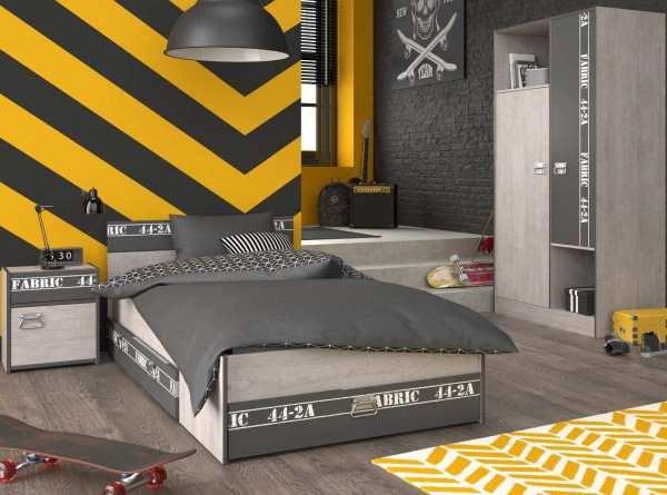 Parisot Jugendzimmer-Set Fabric 2, 3-tlg.