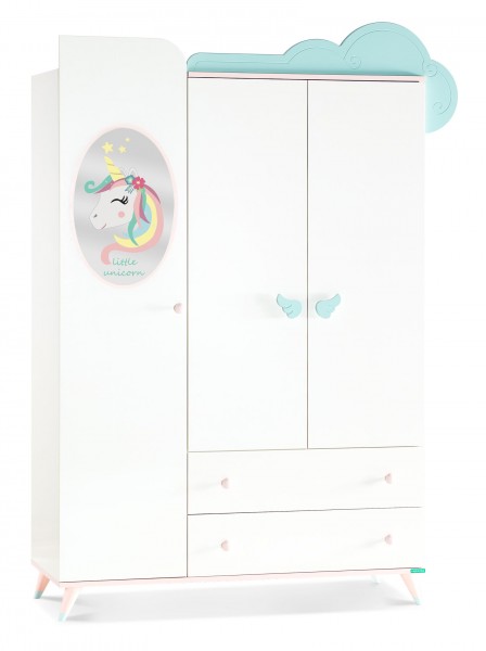 Kleiderschrank UNICORN, 3-türig