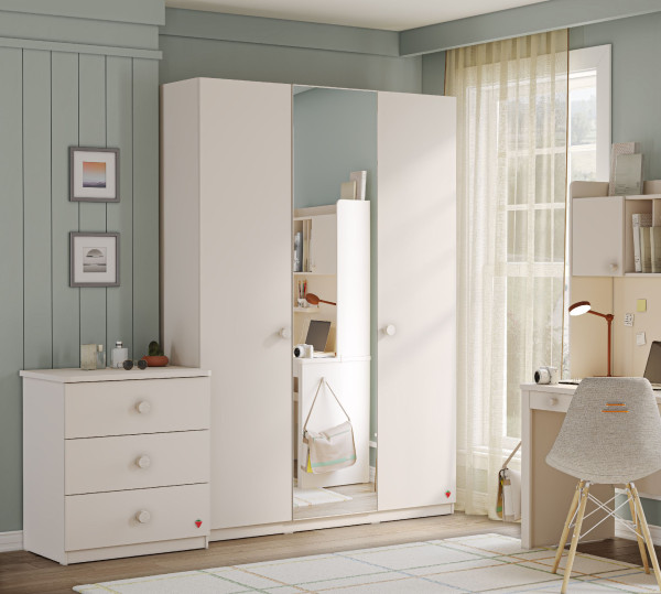 Cilek VARIA Kleiderschrank mit Spiegel