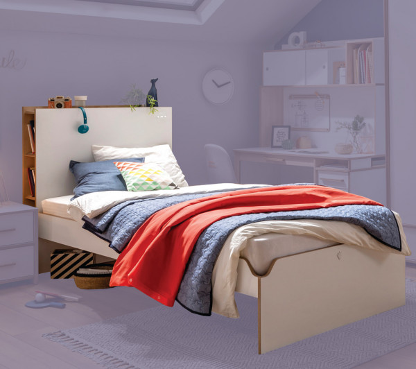 Cilek MODERA Bett mit Stauraum, 100x200 cm